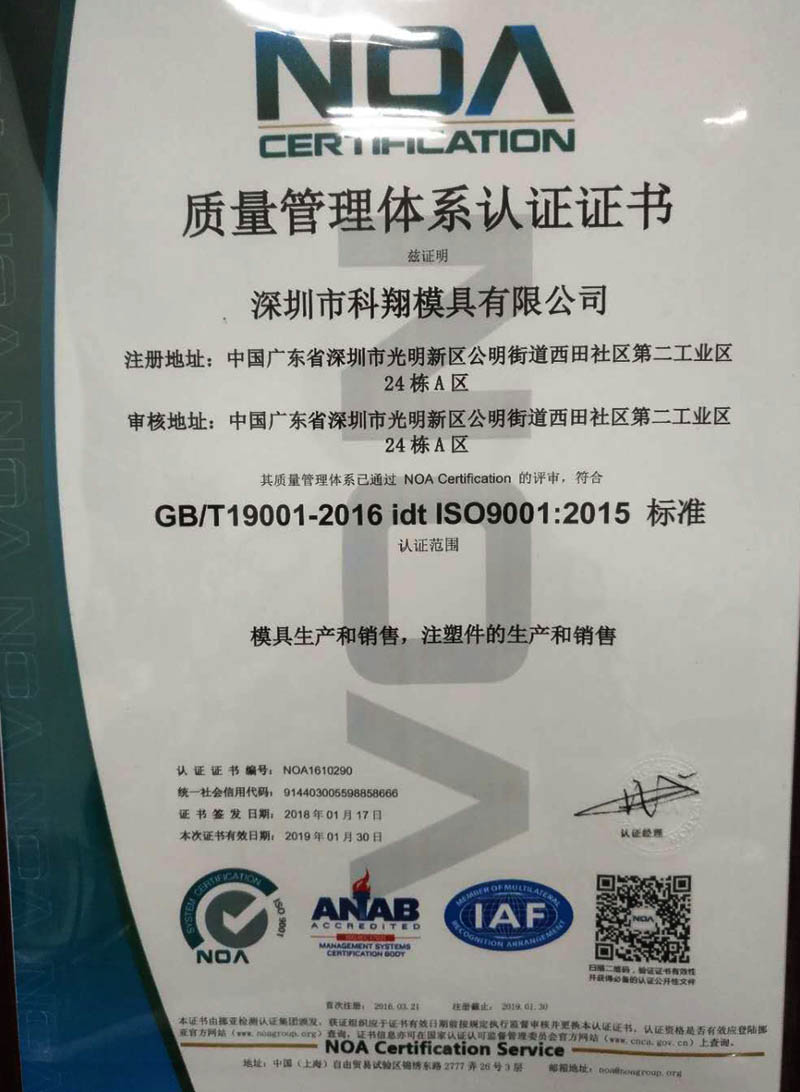 質量管理體係認證（zhèng）