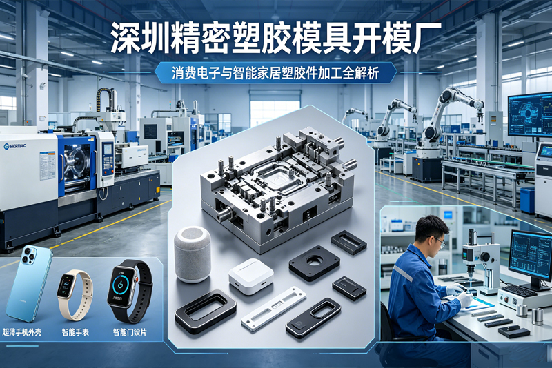 深圳精密塑膠模具開模廠：消費電子與智能家（jiā）居塑膠件加工全解析
